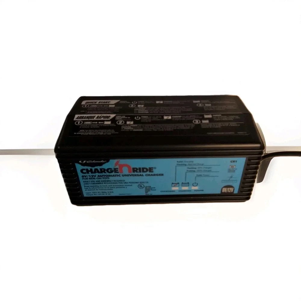 Tested 6V 12V Ride On Toy Battery Charger Power Wheels Kid Trax Univ w/ Adapters